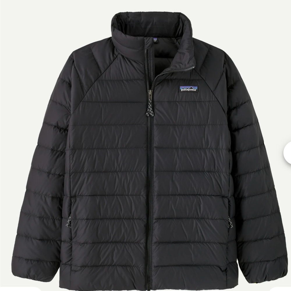 Patagonia Kids Charcoal Puffer Jacket